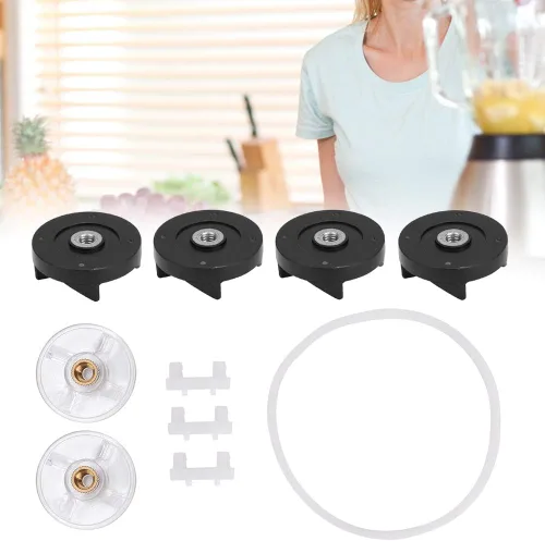 Miniatura 5 de Gavigain Reemplazo de engranaje base, 6 engranajes base y engranaje de cuchilla de repuesto para licuadora 250W – Accesorios de licuadora, reemplazo