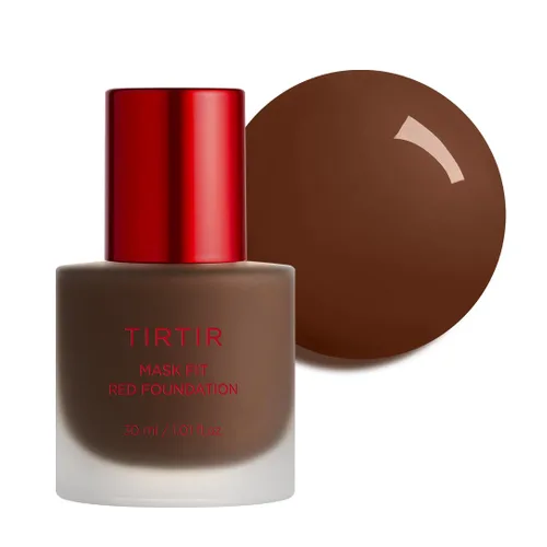 Miniatura 26 de TIRTIR Base de maquillaje rojo Mask FitCobertura impecable de larga duración, esencia energética, ligera, hidratante, difuminadora de poros, acabado