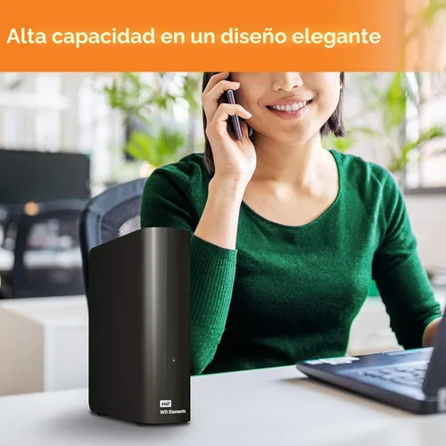 Miniatura 5 de Western Digital Elements Disco duro externo de escritorio de 12 TB, disco duro externo USB 3.0 para almacenamiento plug-and-play - Western