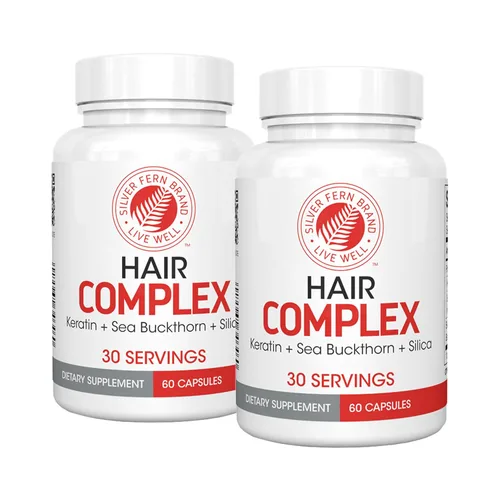 Miniatura 6 de Silver Fern Suplemento para el cabello complejo capilar – Cada botella contiene un suministro de polvo para 30 días – 1 botella