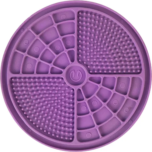 Miniatura 9 de Hyper Pet IQ - Tapete para lamer perros y gatos, cuidado dental, aburrimiento, superficie texturizada, ventosas, 7.88 x 0.25 x 7.88 pulgadas