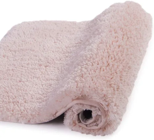Miniatura 44 de Walensee Alfombra de baño antideslizante (16 x 24 pulgadas, color rubor) absorbente de agua, microfibra suave, lavable a máquina, alfombra de baño