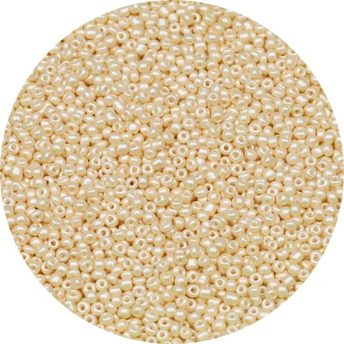 Miniatura 2 de Cuentas de semillas beige de 0.079 in 12/0, 1.76 onzas aproximadamente 5000 cuentas de semillas para hacer pulseras de cintura, aretes, collares