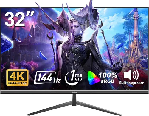 Miniatura 14 de Gawfolk - Monitor de computadora PC de 27 pulgadas, monitor curvo para juegos de 1800R 180Hz, FHD1080p 1ms sin bisel, freesync, 98% sRGB, ángulo