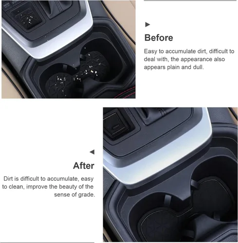 Miniatura 5 de BIXUAN RAV4 2024 - Tapete de ranura para puerta, accesorios compatibles con RAV4 2019-2023 2024 Alfombrilla de goma antideslizante para portavasos