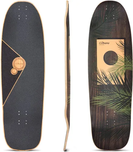 Loaded Boards Omakase Bamboo Longboard Skateboard Completo Palmera