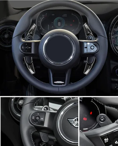 Miniatura 5 de linwei Extensión de palanca de cambios para MINI Cooper, cubierta de palanca de cambios extendida para BMW MINI Cooper F55 F56 F57 F54 F60