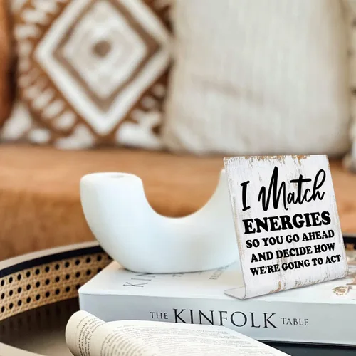 Miniatura 6 de Letreros de escritorio divertidos para mujeres y hombres de oficina, decoración humorística de trabajo para cubículos, decoración de mesa de oficina