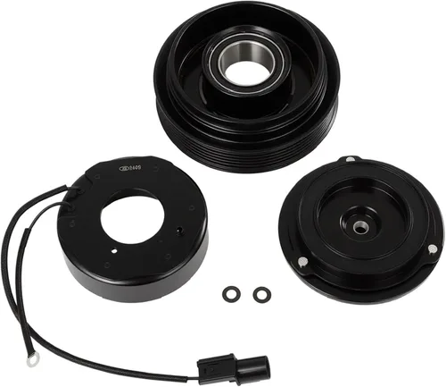 Miniatura 55 de CCIYU Embrague del compresor de CA para el coche 2001 2002 2003 2004 2005-2006 para Hyundai Santa Fe 2.7L Aire acondicionado compresor embrague