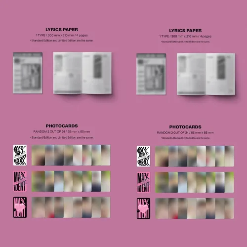 Miniatura 4 de dreamus [Regalo Aladin] Stray Kids [MAXIDENT ] SET DE EDICIÓN ESTÁNDAR + Álbum EDICIÓN