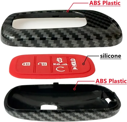 Miniatura 4 de REPROTECTING Funda de goma ABS para llavero compatible con (5 botones) Honda Accord Civic HR-V CR-V Pilot Sport SI EX EX-L Touring 2022-2026