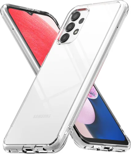 Ringke Fusion - Funda compatible con Samsung Galaxy A13 (4G LTE), transparente, delgada, parte trasera dura, a prueba de golpes, de poliuretano