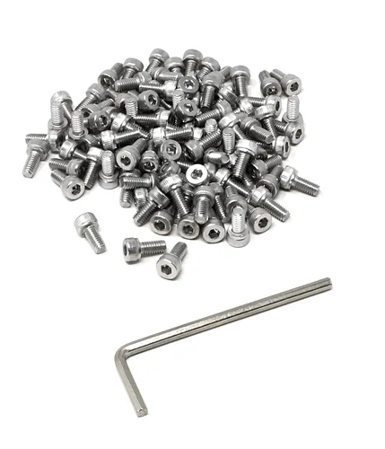 Miniatura 78 de iexcell 25 piezas M4 x 60/65/70/75/3.150 in paso de rosca 0.028 in acero inoxidable 304 cabeza hexagonal Tornillos Tornillos surtido Kit