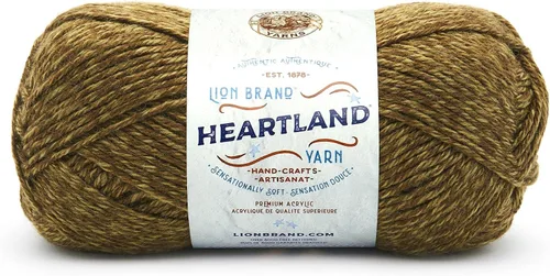 Miniatura 69 de Lion Brand Yarn Heartland Yarn - Hilo multicolor para tejer, tejer y tejer, paquete de 3, color congaree