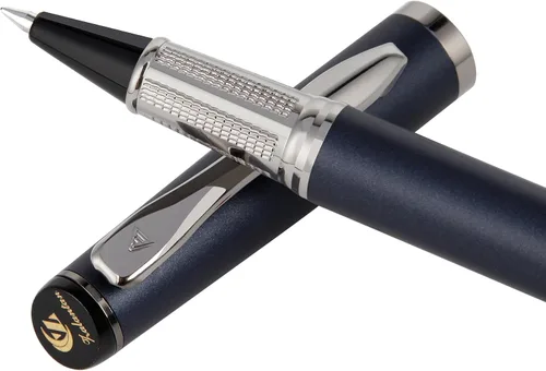 Miniatura 9 de Bolígrafo de tinta líquida con cuerpo de metal de lujo, diseño elegante y escritura suave, bolígrafo de regalo con estuche para hombres y mujeres, 2