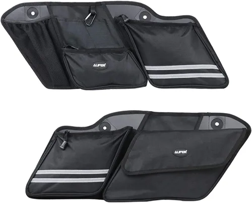 Miniatura 2 de AUFER Organizadores de alforjas de motocicleta para lado izquierdo y derecho, bolsas de almacenamiento, bolsa organizadora compatible con Touring