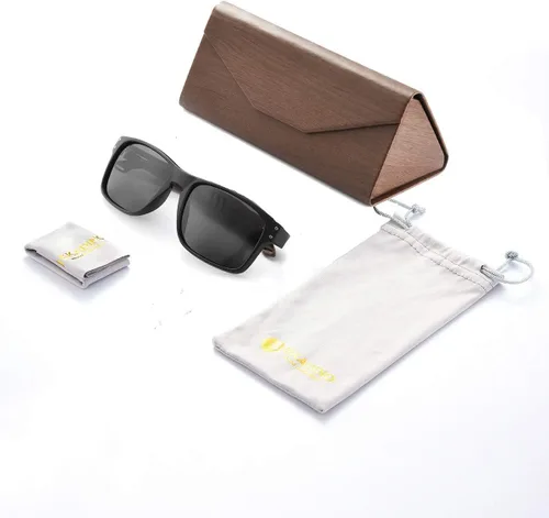 Miniatura 7 de Lentes de sol de bambú hechos a mano con cristales polarizados para hombres y mujeres