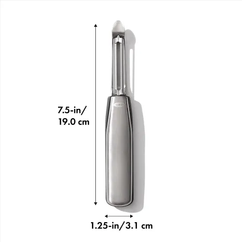 Miniatura 4 de OXO Abrelatas SteeL y pelador giratorio de acero