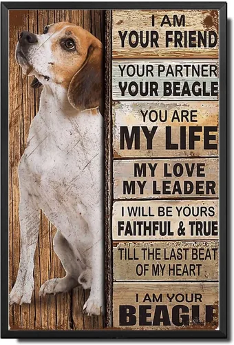 Miniatura 37 de Letrero de Metal Letrero de Hojalata Arte de Pared Vintage I Am Your Friend Regalo para Amantes de Schnauzer Arte de Pared Vintage Impresiones