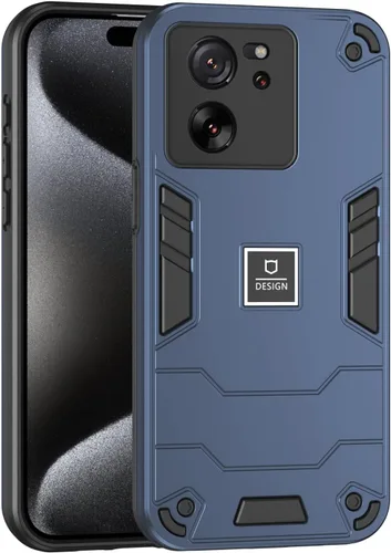 Miniatura 360 de Funda compatible con Huawei Y9 Prime (2019), compatible con Huawei Y9 Prime (2019) 4G STK-L21 2 en 1 [PC duro + TPU], funda de teléfono azul