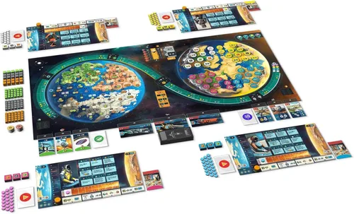 Miniatura 2 de Rio Grande Games Juego de mesa de estrategia de evacuación, construcción de civilización, gestión de recursos, 1-4 jugadores