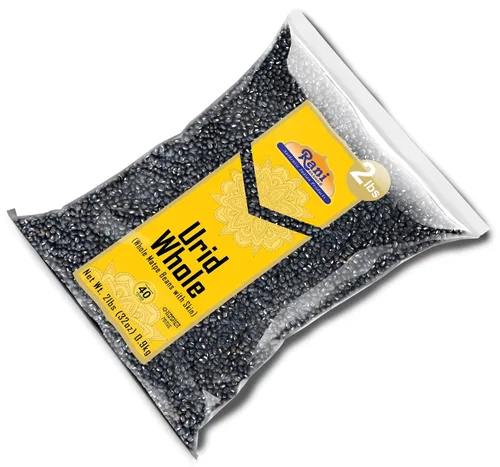 Miniatura 8 de Rani Urid/Urad Whole Black (frijoles mate con piel), lentejas indias de 32 onzas (2 libras) 32.03 oz ~ Todo natural, apto para gluten, sin OMG