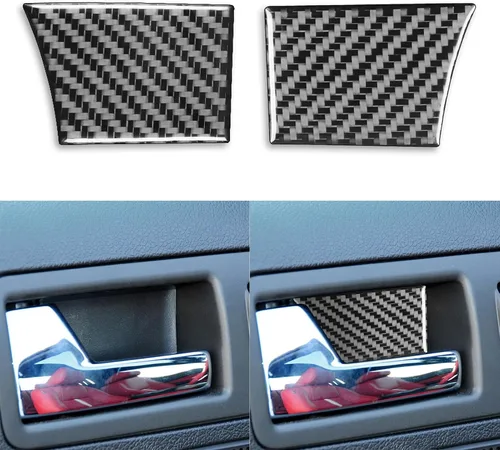 Miniatura 14 de NVCNX Fibra de Carbono Compatible con Ford Mustang GT Shelby 2010-2014 2011 2012 2013 Consola Central del Coche Transmisión Automática Caja