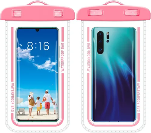 Miniatura 9 de Baiao Bolsa impermeable para teléfono, funda impermeable de 8.3 pulgadas para iPhone 16, 15, 14, 13 Pro Max, IPX8, bolsa seca para teléfono celular