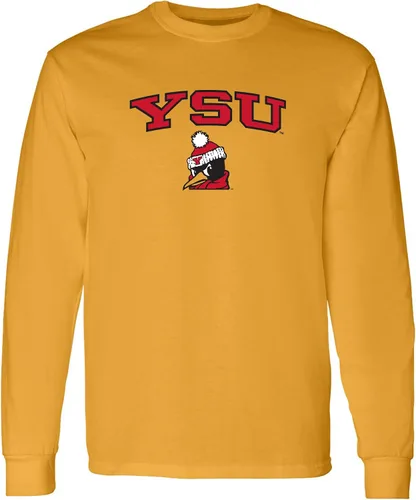 Miniatura 56 de NCAA oficial de College – University Team Color Arco Logo Manga Larga