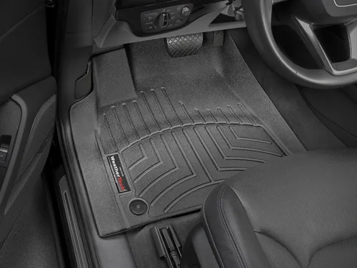 Miniatura 2 de WeatherTech Revestimientos de suelo personalizados para Audi Q7, SQ7, SQ8-1st Row (448871), color negro