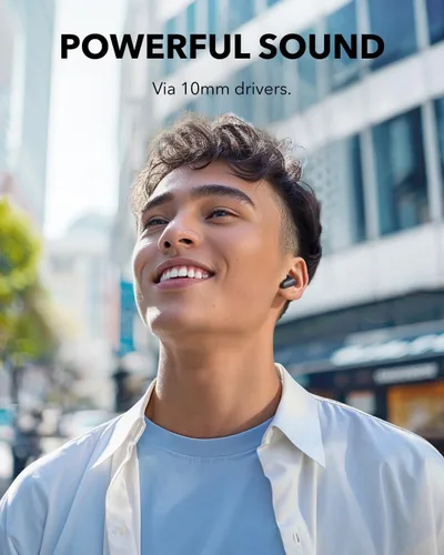 Miniatura 4 de Soundcore P30i de Anker Auriculares con cancelación de ruido, cancelación de ruido fuerte e inteligente, graves potentes, 45H de reproducción, Negro