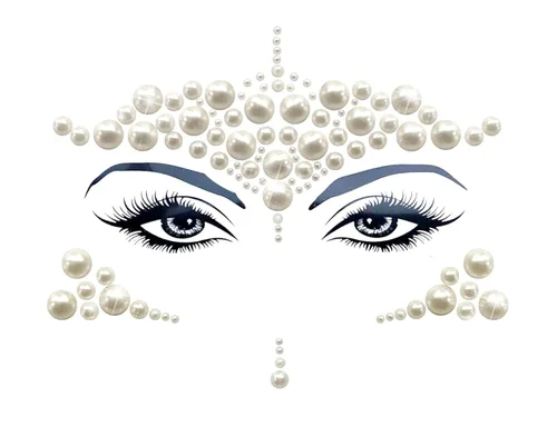 Miniatura 9 de Neva Nude Tatuaje facial de mariposa con purpurina morada con joyas de cristal brillante, adhesivo de grado médico, impermeable y resistente al