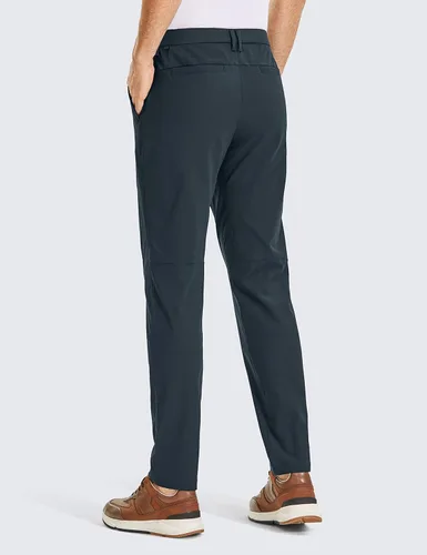 Miniatura 2 de CRZ YOGA Pantalones de golf cómodos para todo el día, tallas 303234 pulgadas de hombre, secado rápido, ligeros, con bolsillos, casuales