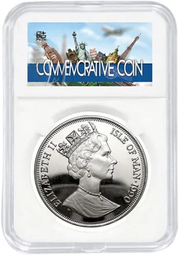 Miniatura 4 de Paquete de 10 soportes protectores de monedas de 0.709 in para caja de colección de grado NGC PCGS