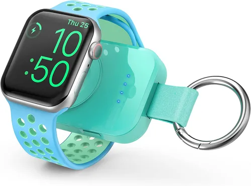 Miniatura 12 de i.VALUX Cargador inalámbrico portátil para Apple Watch Series 11/10/9/8/Ultra/7/6/5/4/3/2/SE, cargador magnético compacto para iWatch de 1000mAh