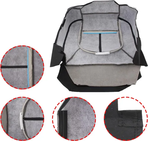 Miniatura 3 de Carbhub Cubierta de asiento de cuero de microfibra para Ford F250 F350 2011 2012 2013 2014 2015 2016