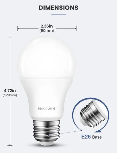 Miniatura 7 de Bombillas de luz para exteriores, 3000 K, blanco cálido, 12 W (equivalente a 100 W) con sensor de luz LED de encendido y apagado automático