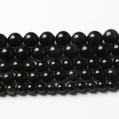 Miniatura 75 de Cuentas de jade verde chino natural, piedras preciosas, cuentas redondas sueltas para hacer joyas, pulsera DIY, collar, 8mm, 45 piezas, 15 pulgadas