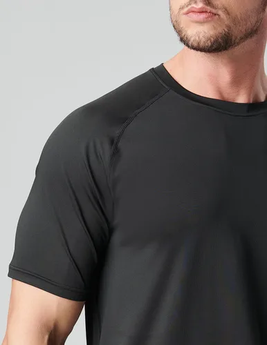 Miniatura 3 de Paquete de 5 camisetas de manga corta, con cuello redondo y de secado rápido para hombre, camisetas deportivas para correr, entrenar o ir al gimnasio