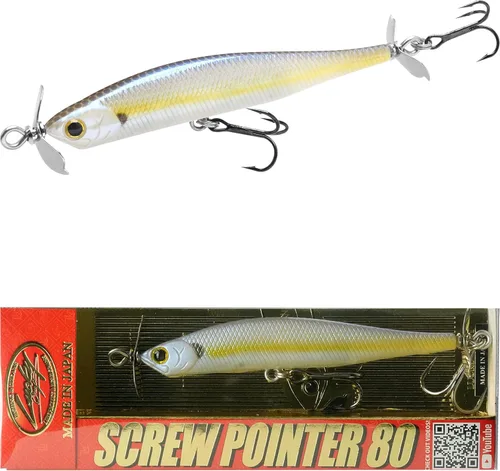 Miniatura 12 de LUCKY CRAFT Puntero de tornillo 80, cebo de pesca Jerkbait