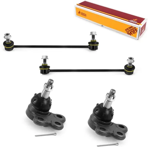 Miniatura 286 de Metrix Premium Chassis Parts - Juego de 4 piezas de articulación de rótula superior y barra estabilizadora delantera para Ford Ranger RWD 1998-2011