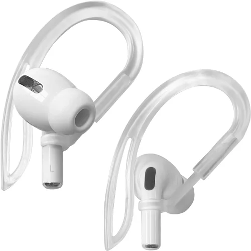 Miniatura 10 de Ganchos para Orejas Compatibles con Todos los Modelos de Apple AirPod [Ajustable Multi-Dimensional] Soporte Accesorios para Auriculares Pro (Rosa)