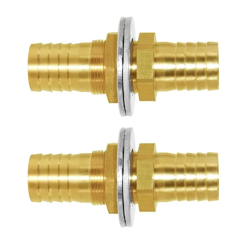 Miniatura 7 de Joywayus - Válvula de unión de combustible de 1 pulgada con estrías para manguera, acoplador de cabezal de paso, válvula de intersección y división