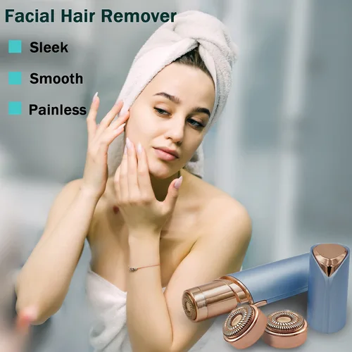 Miniatura 8 de Cabezales de repuesto para removedor de vello facial Gen 2 para un toque de acabado impecable, cuchillas de doble anillo compatibles