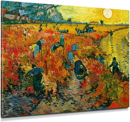 Miniatura 25 de Serie de pinturas de Vincent Van Gogh (favoritos). Reproducción de arte clásico de Van Gogh, impreso en lienzo Noche estrellada