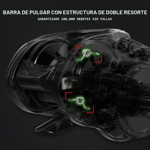 Miniatura 9 de KastKing Spartacus II Baitcasting Fishing Reel, 6oz Ultralight Baitcaster Reel, Super Smooth with 17.6 LB Carbon Fiber Drag, 7.2:1 Gear Ratio, 39mm