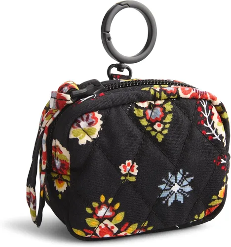 Miniatura 7 de Vera Bradley Dije para bolsa de auriculares con cremallera de algodón prémium Paisley floreciente