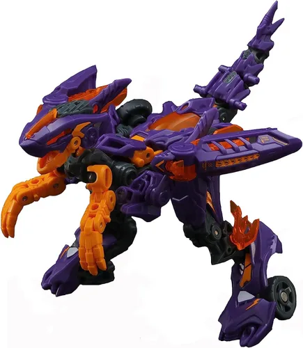 Miniatura 4 de 52TOYS Beastdrive BD-03 Naughty Saur - Figura de acción de juguete de deformación, juguetes de conversión en vehículo y bestia, regalo perfecto