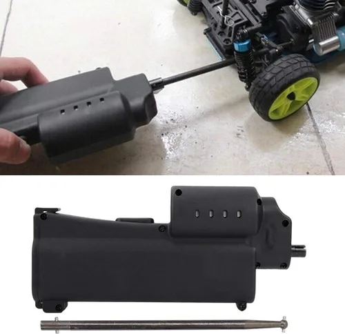 Arrancador de energía de mano RC, arrancador eléctrico de mano de tamaño metálico 70111A para motor de coche HSP 1/10 RC