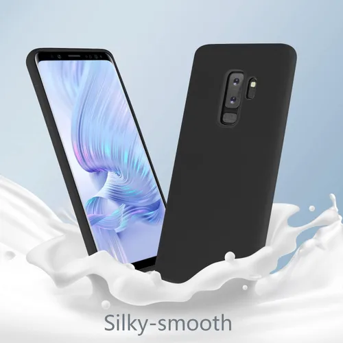 Miniatura 4 de Funda para Galaxy S9 Plus, silicona líquida, delgada, suave, TPU, protección de cuerpo completo, a prueba de golpes, para Galaxy S9 Plus de 6.2